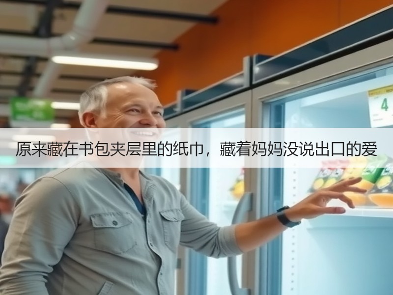 原来藏在书包夹层里的纸巾，藏着妈妈没说出