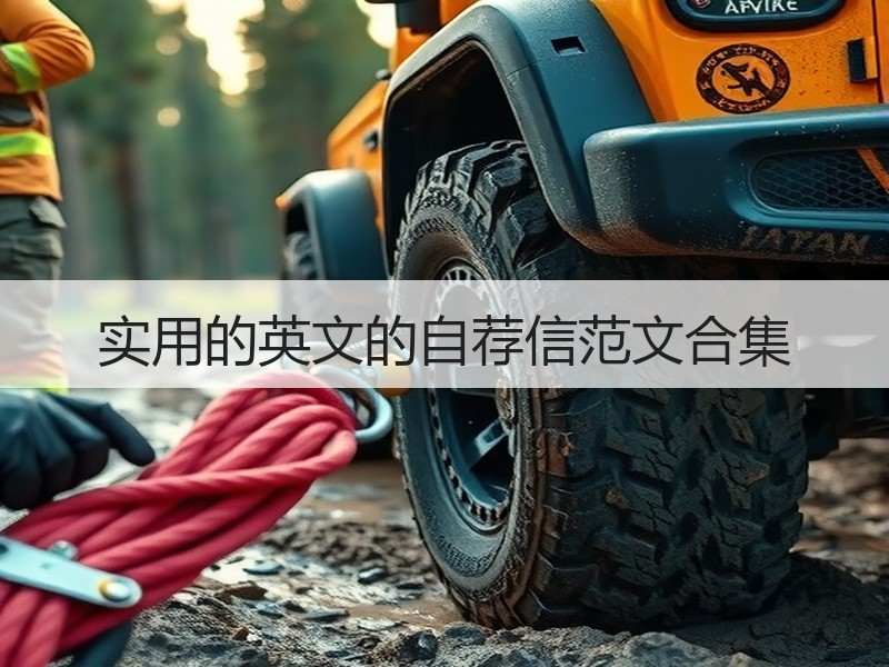 实用的英文的自荐信范文合集