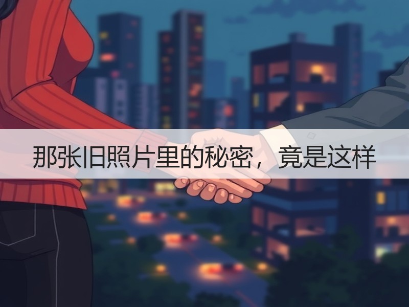 那张旧照片里的秘密，竟是这样