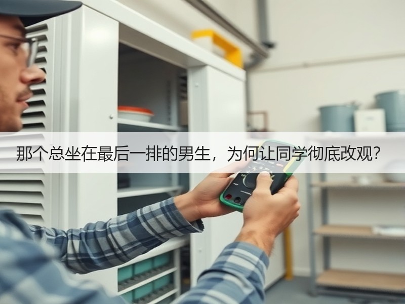 那个总坐在最后一排的男生，为何让同学彻底
