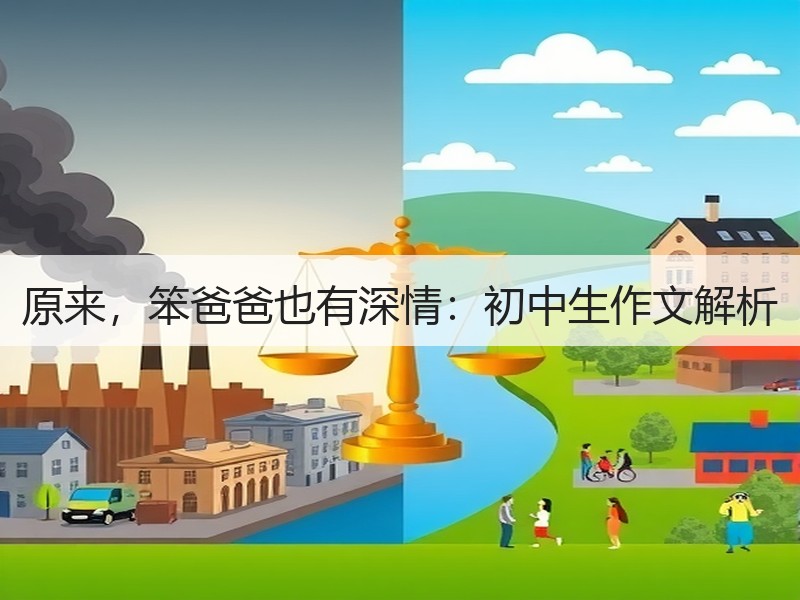 原来，笨爸爸也有深情：初中生作文解析