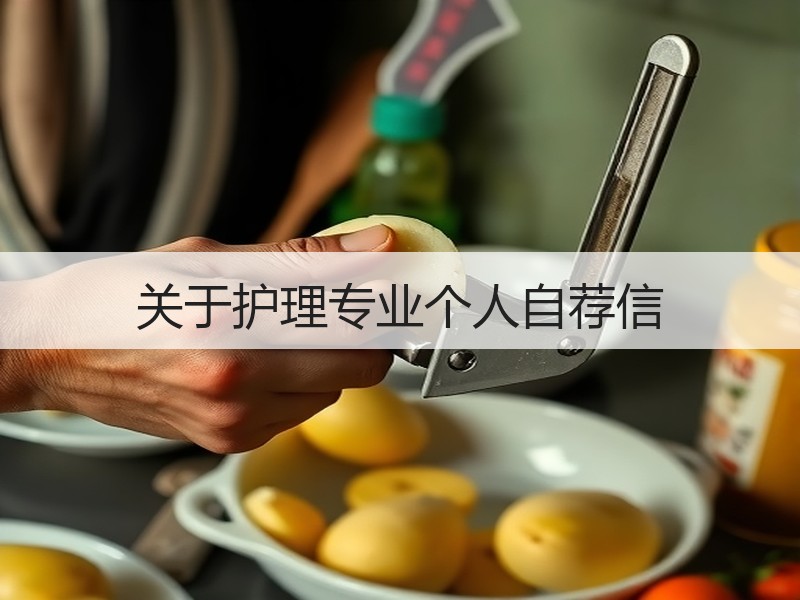 关于护理专业个人自荐信