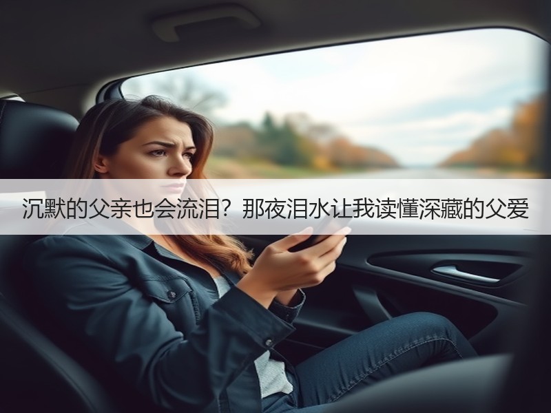 沉默的父亲也会流泪？那夜泪水让我读懂深藏