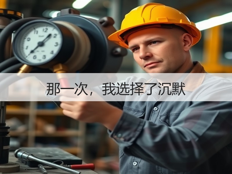 那一次，我选择了沉默