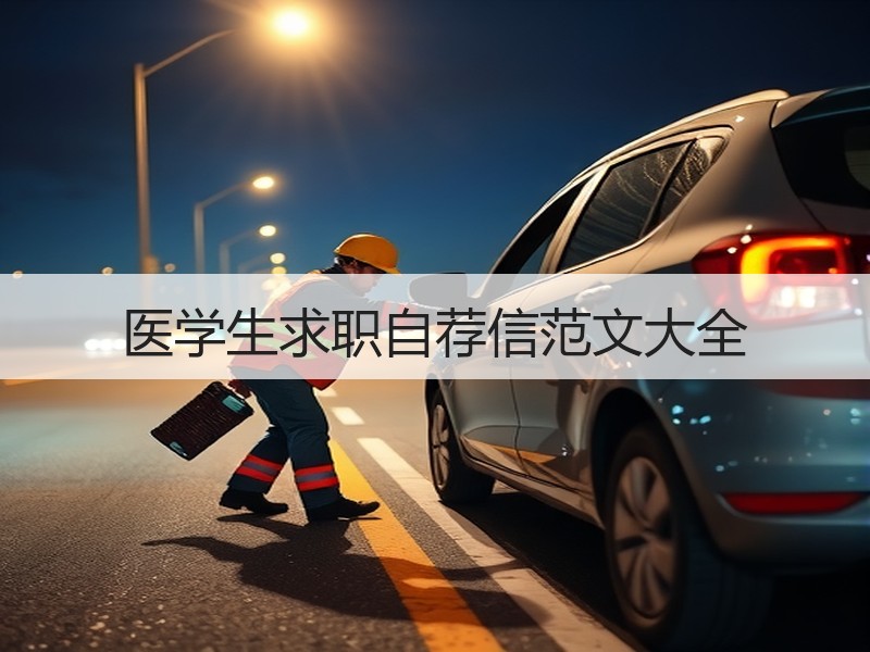 医学生求职自荐信范文大全