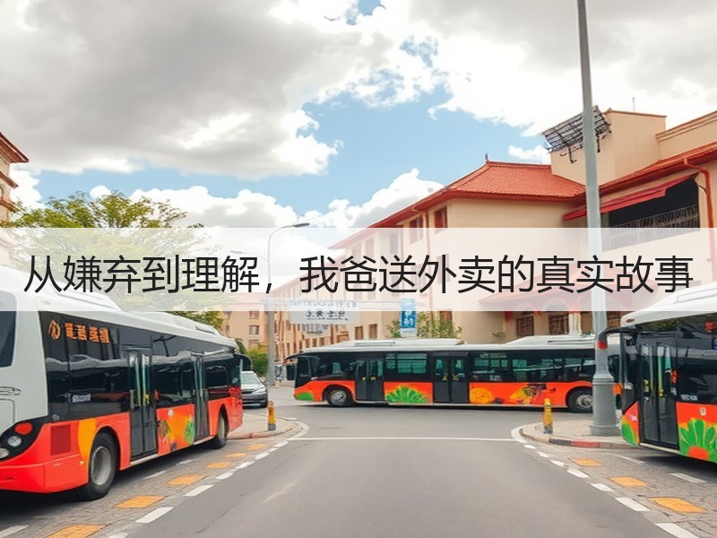 从嫌弃到理解，我爸送外卖的真实故事