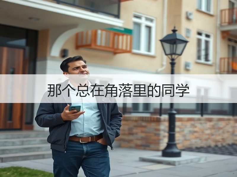 那个总在角落里的同学