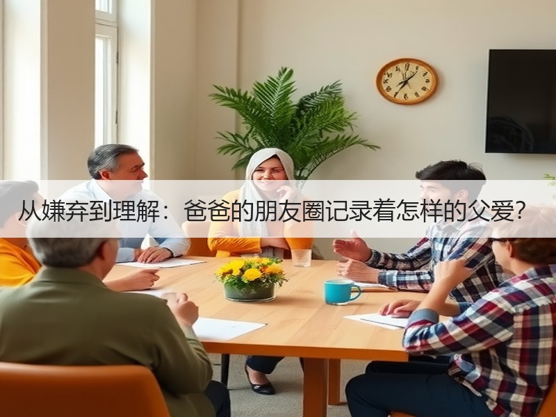 从嫌弃到理解：爸爸的朋友圈记录着怎样的父
