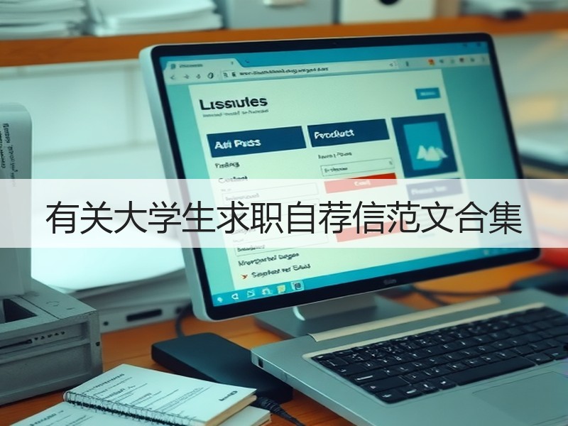 有关大学生求职自荐信范文合集