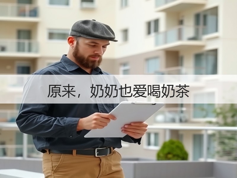 原来，奶奶也爱喝奶茶