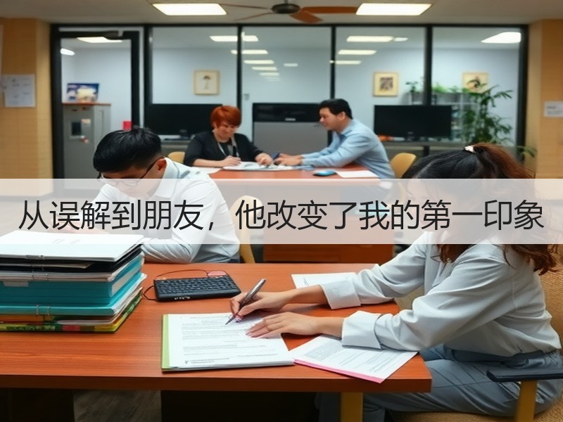 从误解到朋友，他改变了我的第一印象