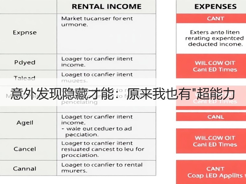 意外发现隐藏才能：原来我也有