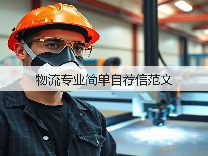 物流专业简单自荐信范文