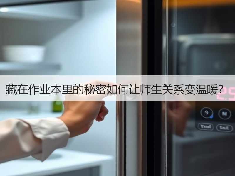藏在作业本里的秘密如何让师生关系变温暖？