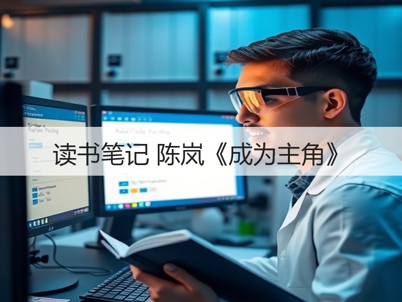 读书笔记 陈岚《成为主角》