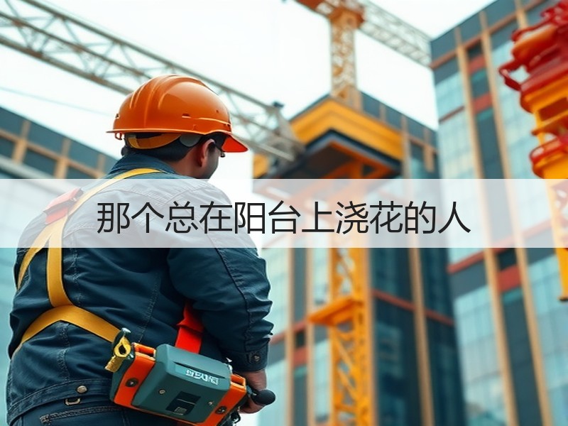 那个总在阳台上浇花的人
