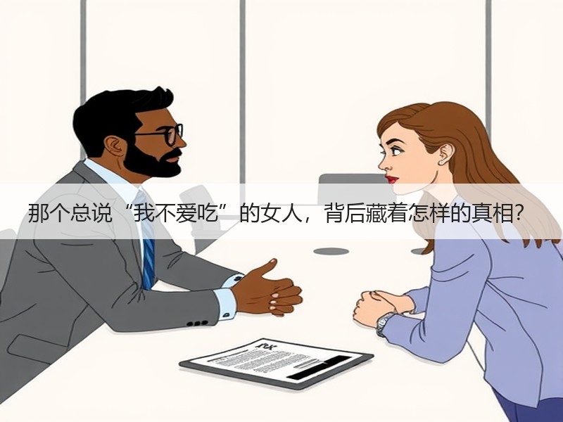 那个总说“我不爱吃”的女人，背后藏着怎样