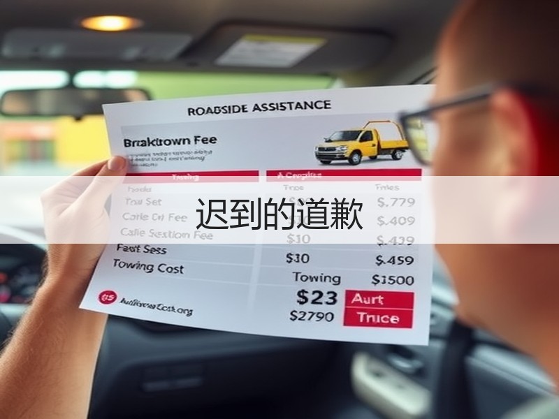 迟到的道歉